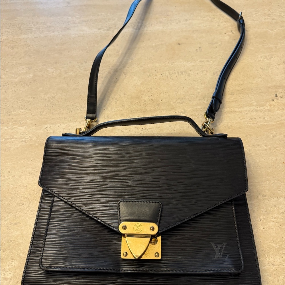 Louis Vuitton Black Leather Women's Bag